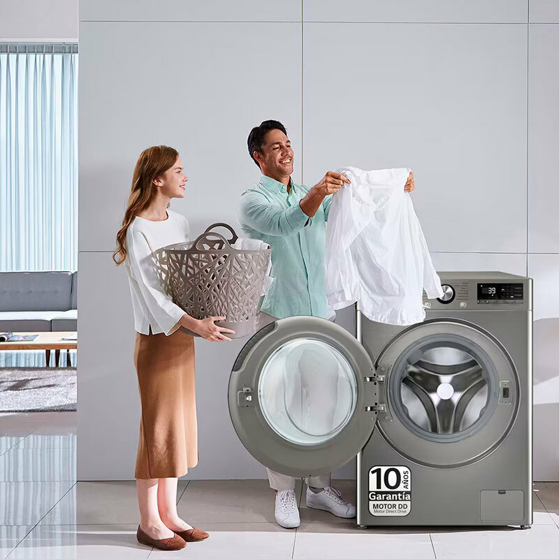 Lavasecadora LG F4DR7009AGS – 9 kg lavado, 6 kg secado, AI Direct Drive