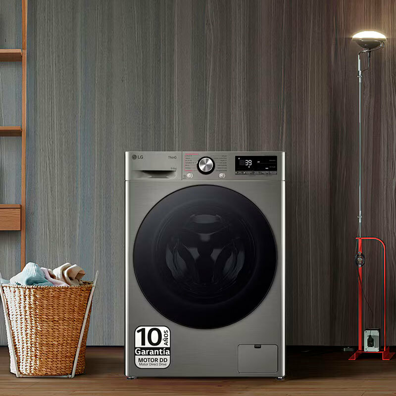 Lavasecadora LG F4DR7009AGS – 9 kg lavado, 6 kg secado, AI Direct Drive