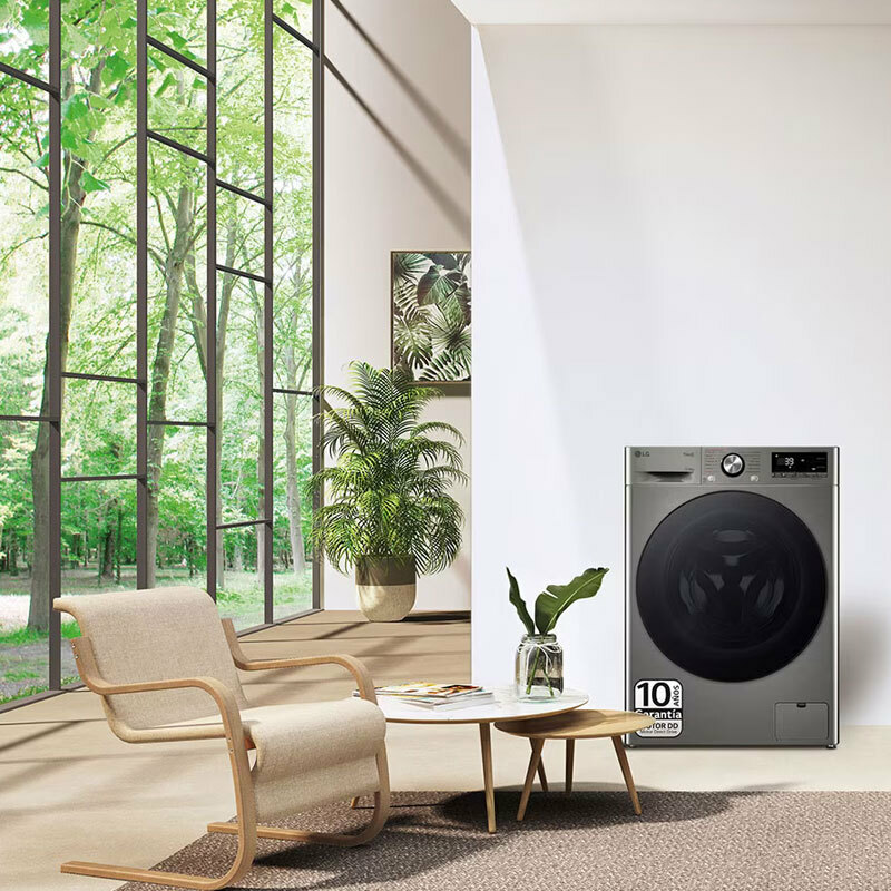 Lavasecadora LG F4DR7011AGS – 11 kg lavado, 6 kg secado, AI Direct Drive