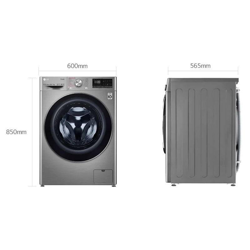 Lavasecadora LG F4DV7010S2S – 10,5 kg lavado, 7 kg secado, Inverter Direct Drive