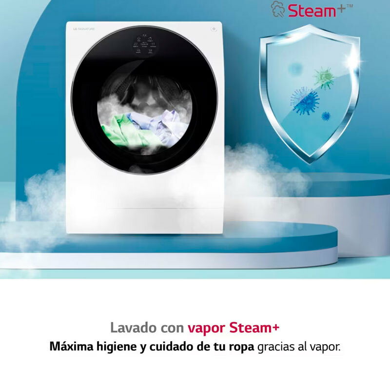Lavasecadora LG LSWD100E – 12 kg lavado, 7 kg secado, Bomba de calor