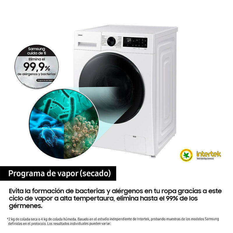 Lavasecadora Samsung WD11DG5B15BEEC – 11 kg lavado, 6 kg secado, WiFi SmartThings