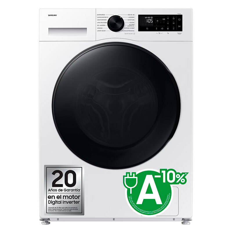 Lavasecadora Samsung WD90DG5G34BEEC – 9 kg lavado, 5 kg secado, AI EcoBubble