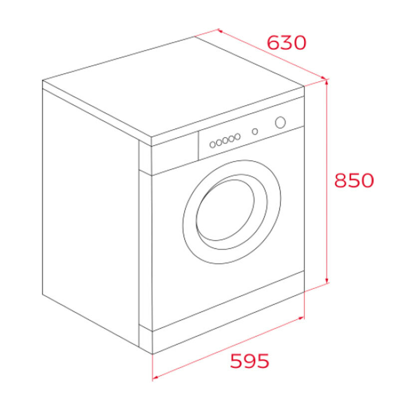 Lavasecadora Teka WDK 81050 WH – 10 kg lavado, 7 kg secado, Motor Inverter