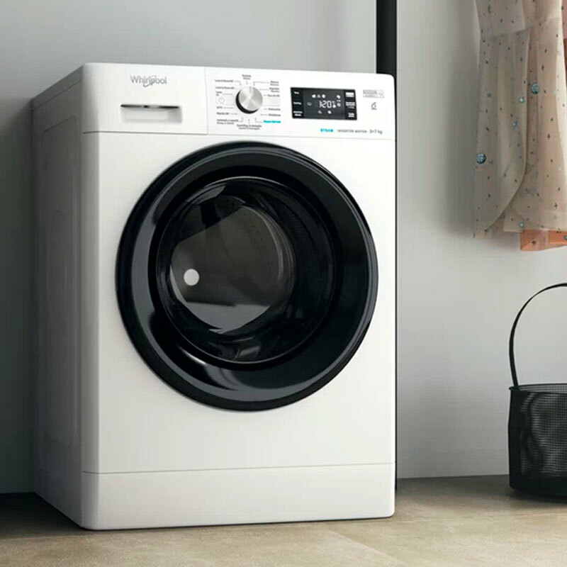 Lavasecadora Whirlpool FFWDB976258BVSPT – 9 kg lavado, 7 kg secado, Motor Inverter