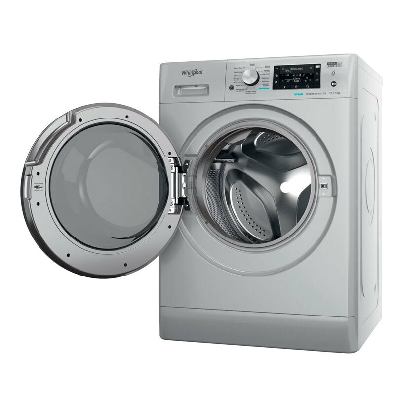 Lavasecadora Whirlpool FFWDD1174269SBVSPT – 11 kg lavado, 7 kg secado, Motor Inverter