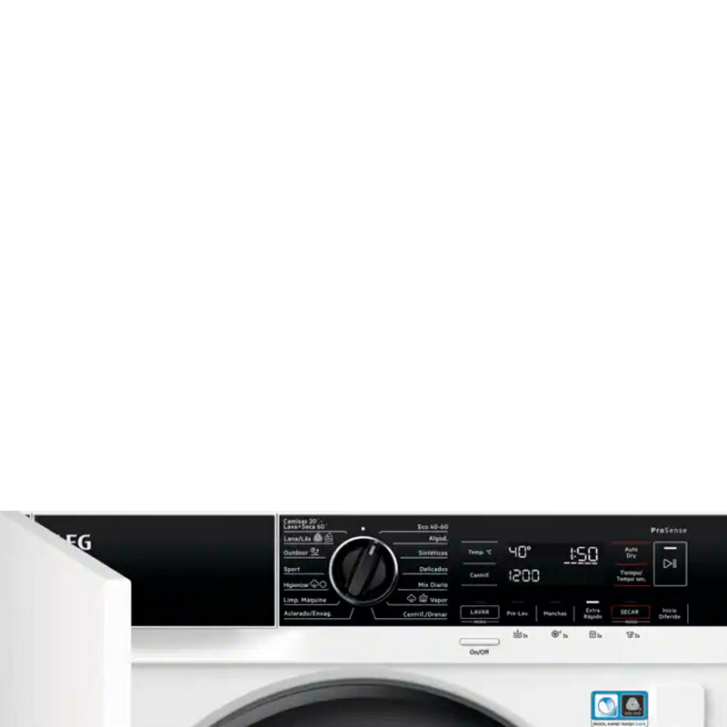 Lavasecadora integrable AEG LWN8E8636F – 8 kg lavado, 4 kg secado, 1600 rpm
