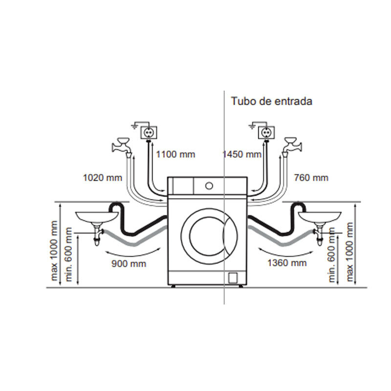 Lavasecadora integrable Electrolux EN7W4862OF – 8 kg lavado, 4 kg secado, 1.600 rpm