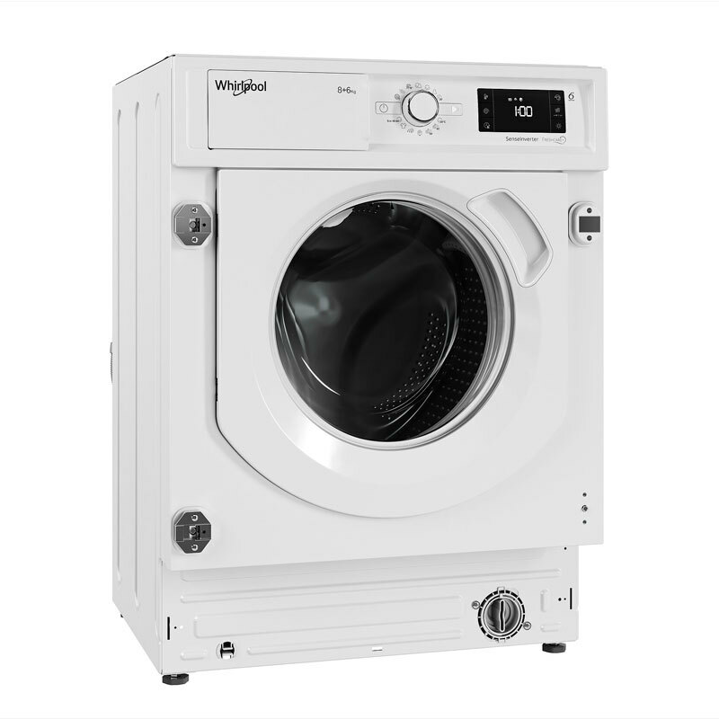 Lavasecadora integrable Whirlpool BIWDWG861485EU – 8 kg lavado, 6 kg secado, Motor Inverter