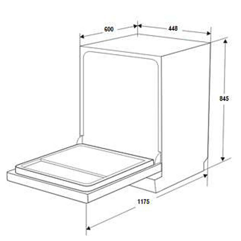 Lavavajillas Fagor 4LVF-421X – 45 cm, 10 servicios, 47 dB
