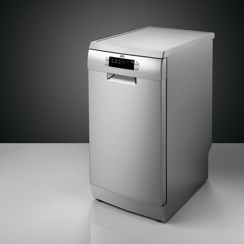 Lavavajillas 45 cm AEG FFB73527ZM – 10 servicios, Motor Inverter, Secado AirDry