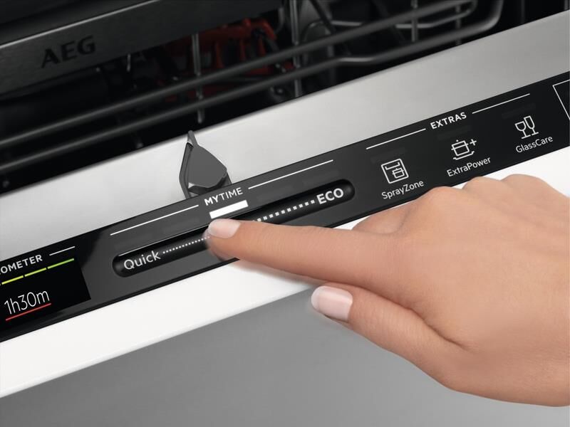 Lavavajillas integrable 60 cm AEG FSE74707P – 15 servicios, Motor Inverter, Secado AirDry