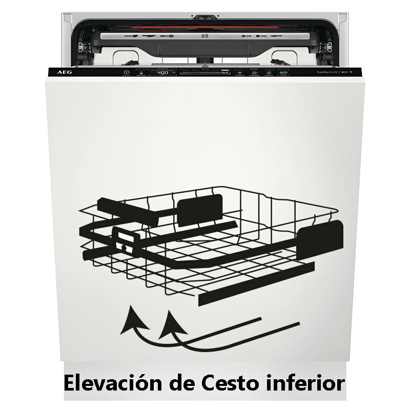 Lavavajillas integrable AEG FSE96808P – 14 servicios, Clase A, Wi‑Fi