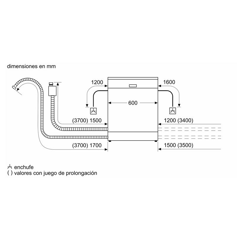 Lavavajillas Balay 3VS6361IP – 60 cm, 14 servicios, Home Connect