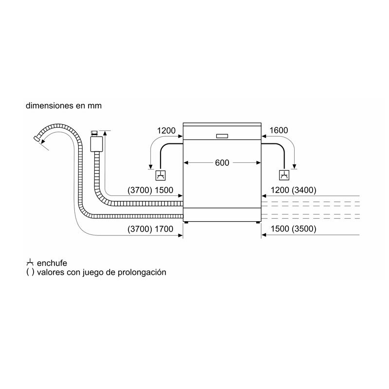 Lavavajillas Balay 3VS6364IA – Inox antihuellas, 14 servicios, Home Connect