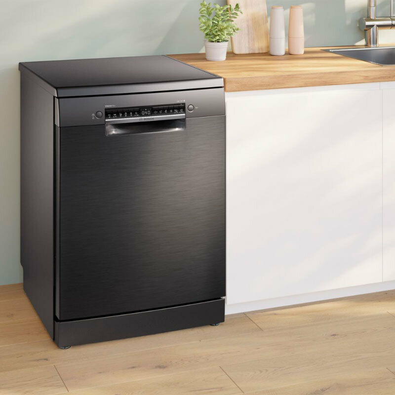 Lavavajillas Bosch SMS4EMC06E – 14 servicios, Home Connect, Negro antihuellas