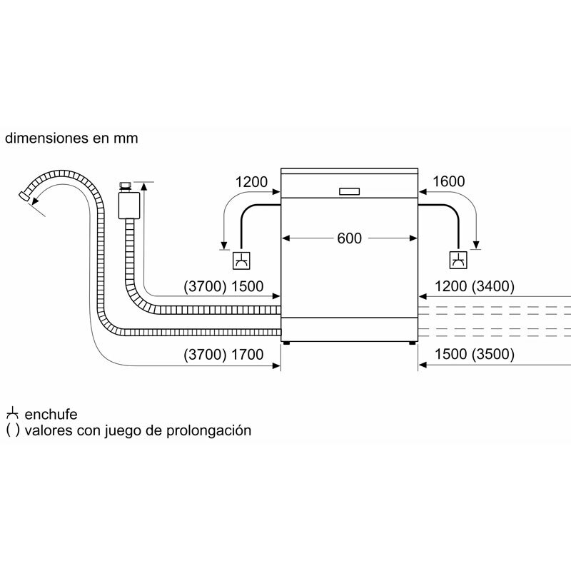 Lavavajillas Bosch SMS4EMI06E – 14 servicios, 42 dB, Home Connect