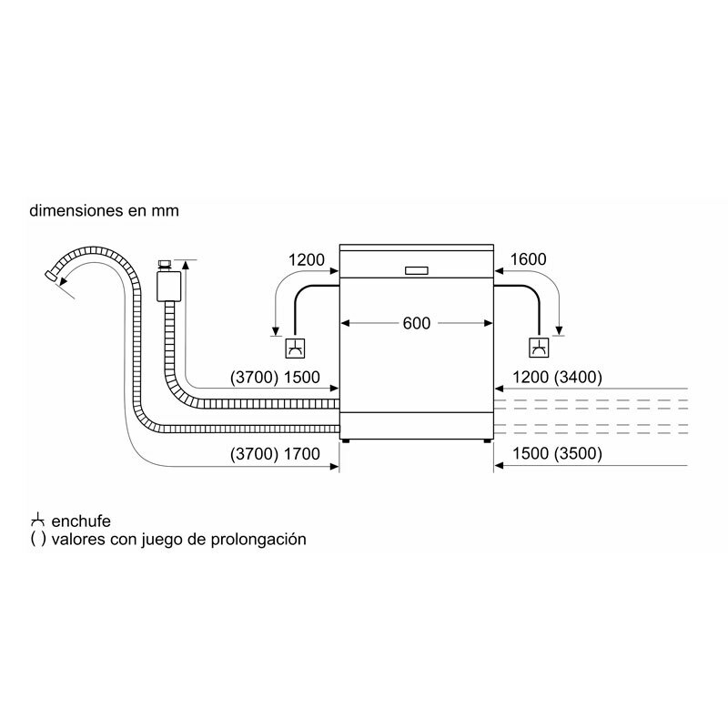 Lavavajillas libre instalación Bosch SMS4HKW07E – 13 servicios, 42 dB, Home Connect