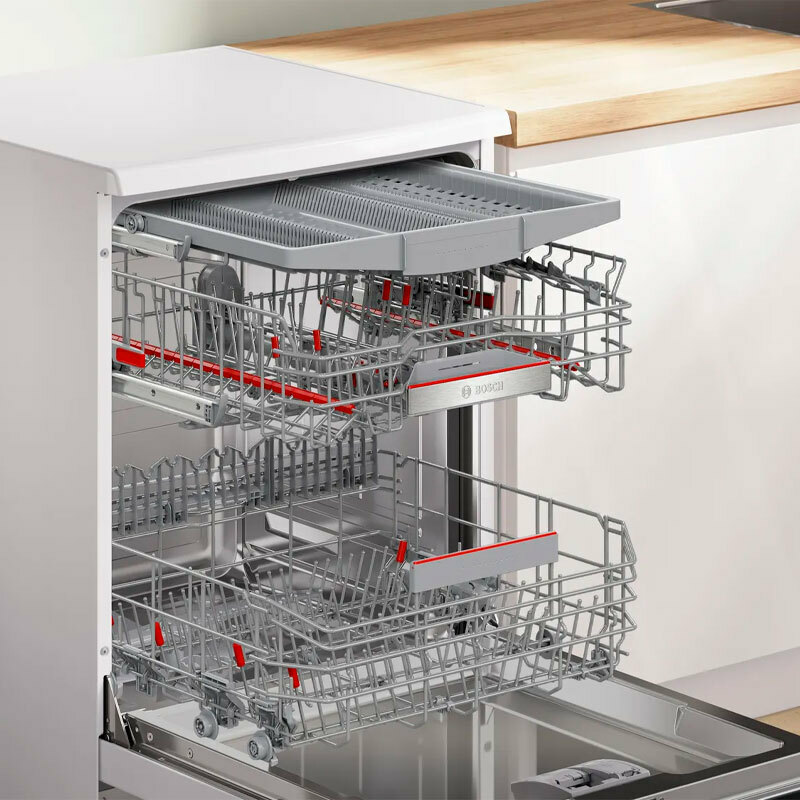 Lavavajillas 60 cm Bosch SMS6ECW15E – Libre instalación, 14 servicios, Clase A