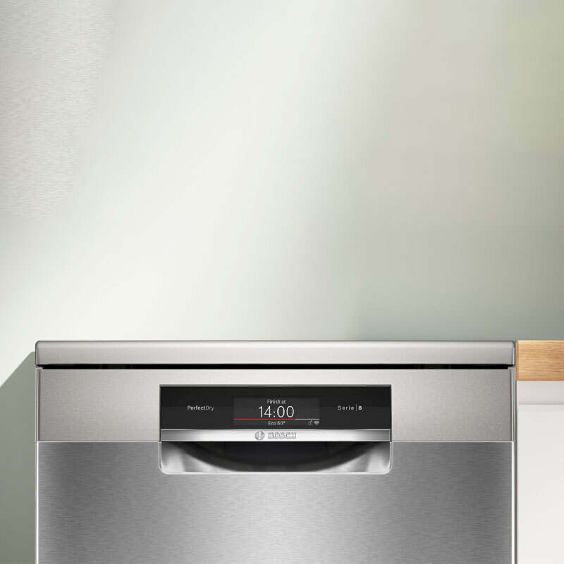 Lavavajillas libre instalación Bosch SMS8TCI04E – Secado zeolitas, 14 servicios, Home Connect