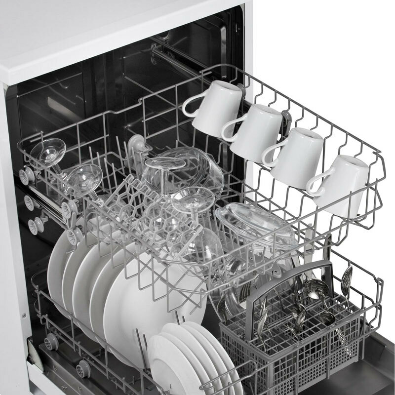 Lavavajillas integrable parcial Exquisit GSP6012-030E – 60 cm, 12 servicios, 11 L/ciclo