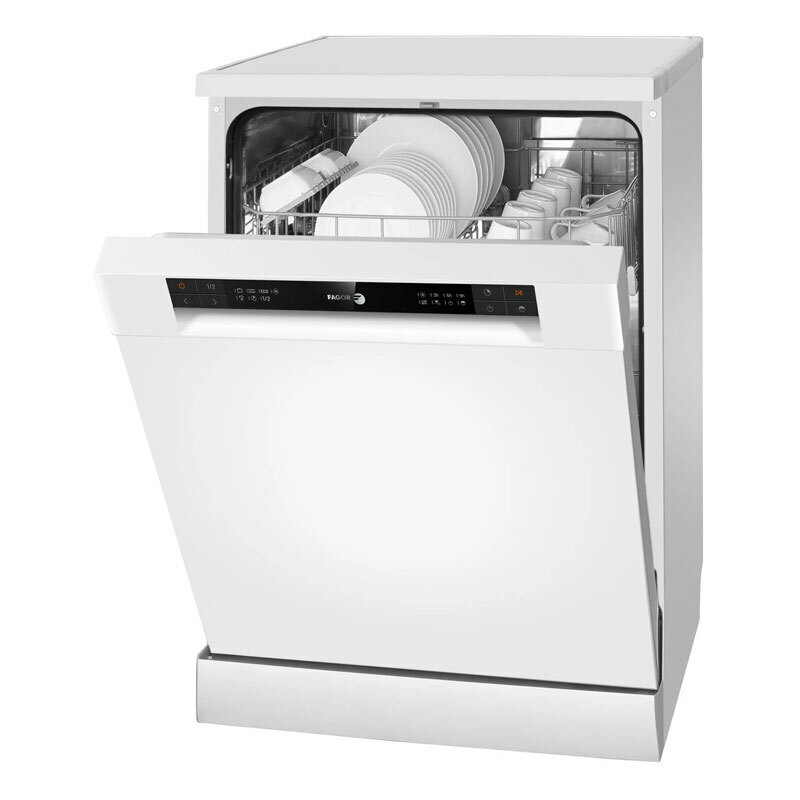 Lavavajillas libre instalación Fagor 3LVF620M – 12 servicios, 11 L/ciclo, 49 dB