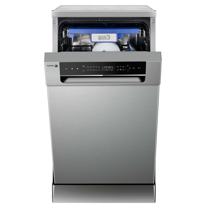 Lavavajillas libre instalación Fagor 4LVF-438ADX – 45 cm, 10 servicios, AutoDoor