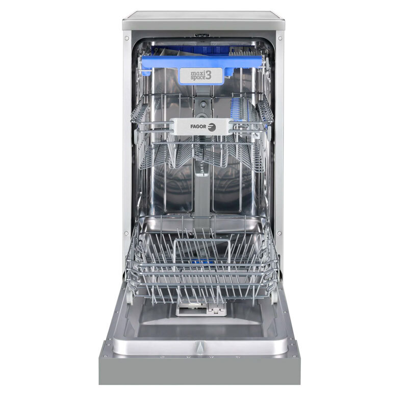 Lavavajillas libre instalación Fagor 4LVF-438ADX – 45 cm, 10 servicios, AutoDoor