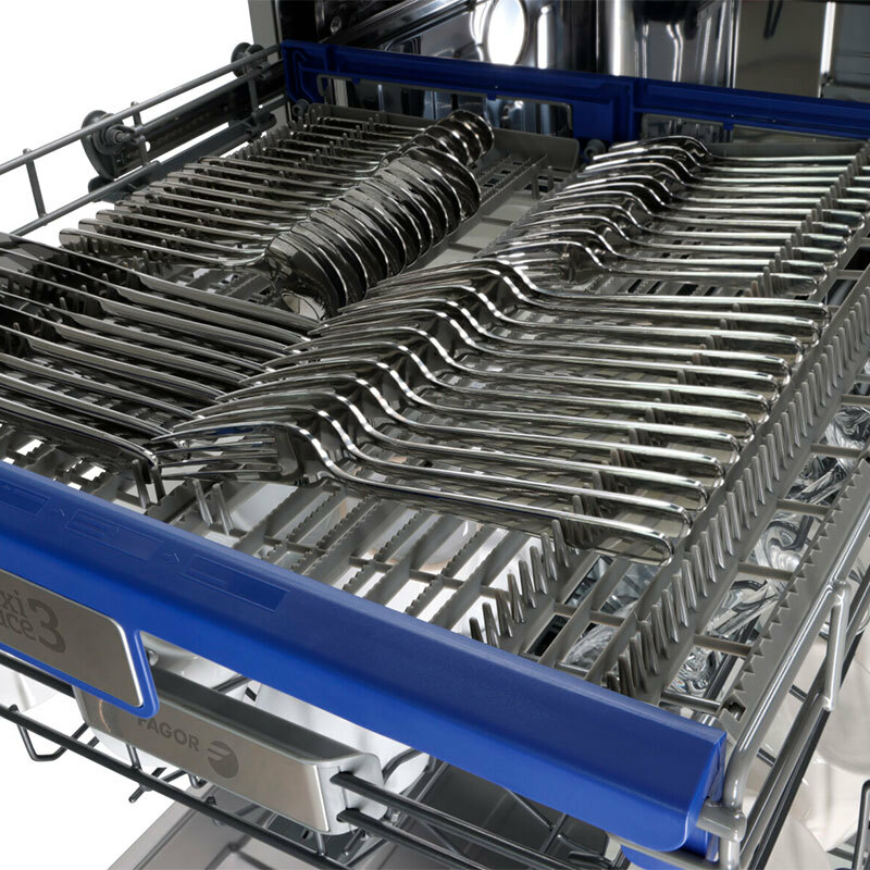 Lavavajillas 60 cm Fagor 4LVF635 – 14 servicios, 3ª bandeja cubiertos, 8 programas