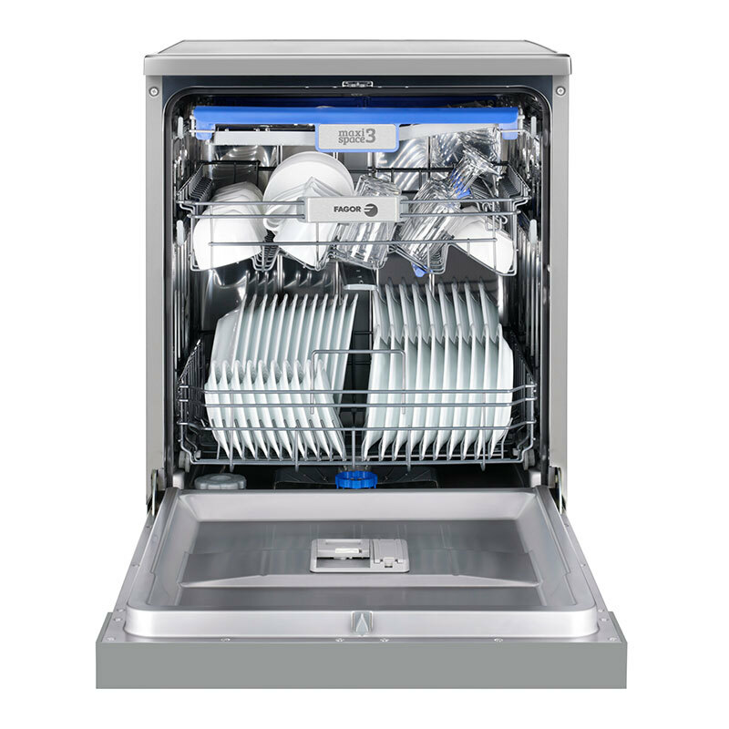 Lavavajillas libre instalación Fagor 4LVF-637ADX – 14 servicios, Apertura automática, 9,8 L/ciclo