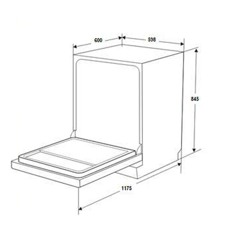 Lavavajillas Fagor 4LVF638ADX – 14 servicios, 10 programas, AutoDoor