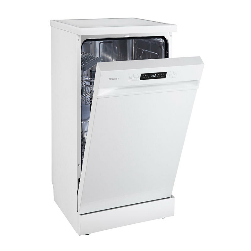 Lavavajillas 45 cm Hisense HS522E10W – 9 servicios, Clase E, 47 dB