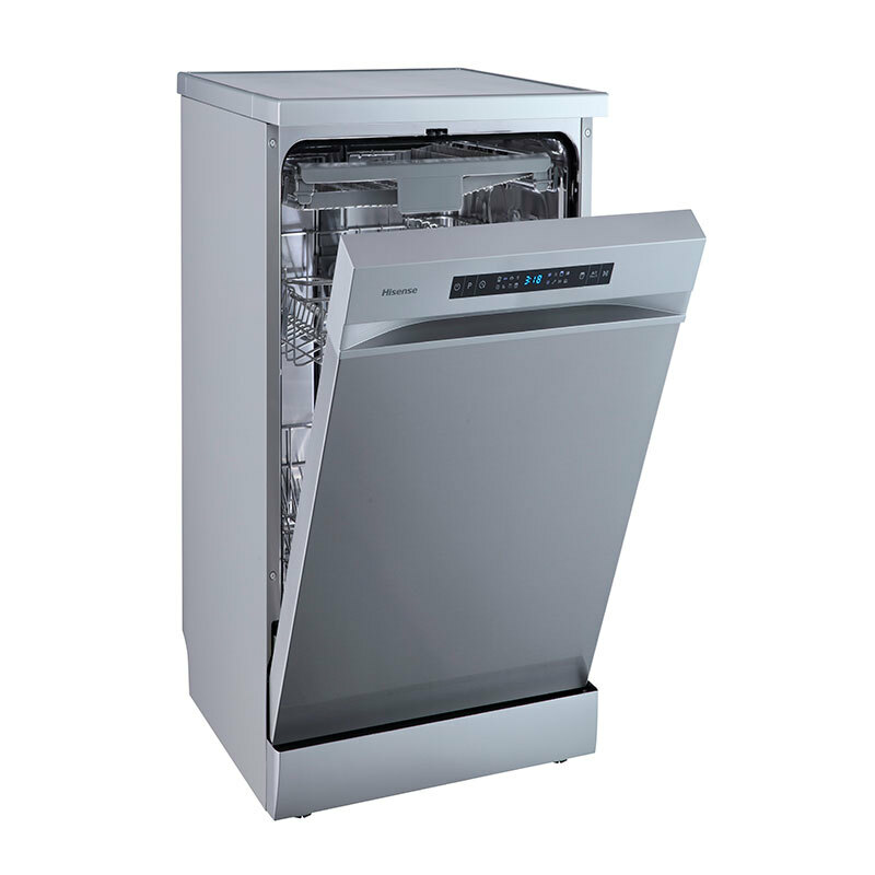 Lavavajillas 45 cm Hisense HS543D10X – 11 servicios, Motor Inverter, Apertura automática