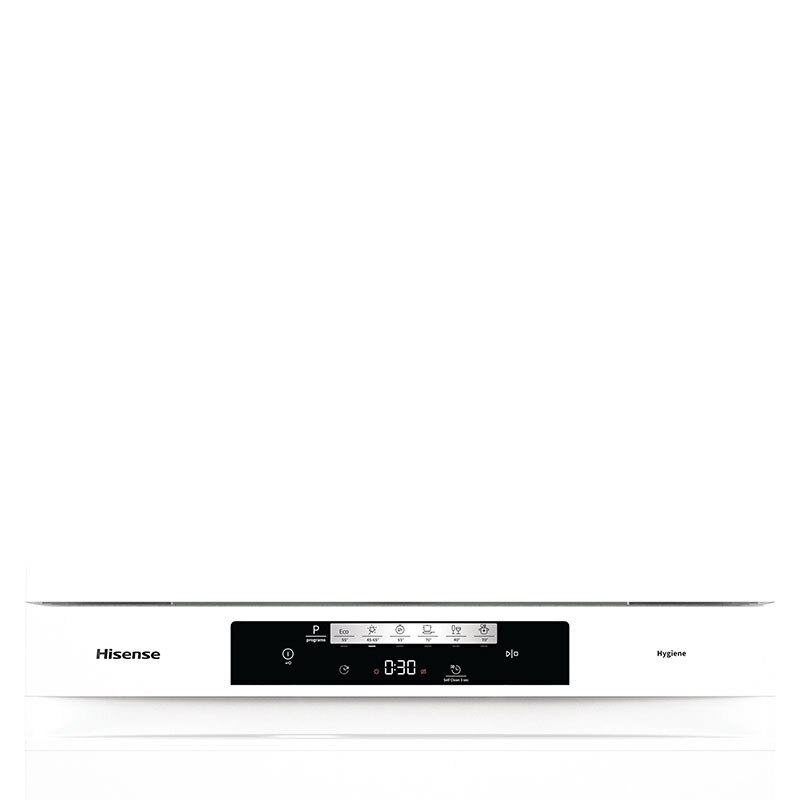 Lavavajillas 60 cm Hisense HS642C60W – 14 servicios, Apertura automática, Clase C