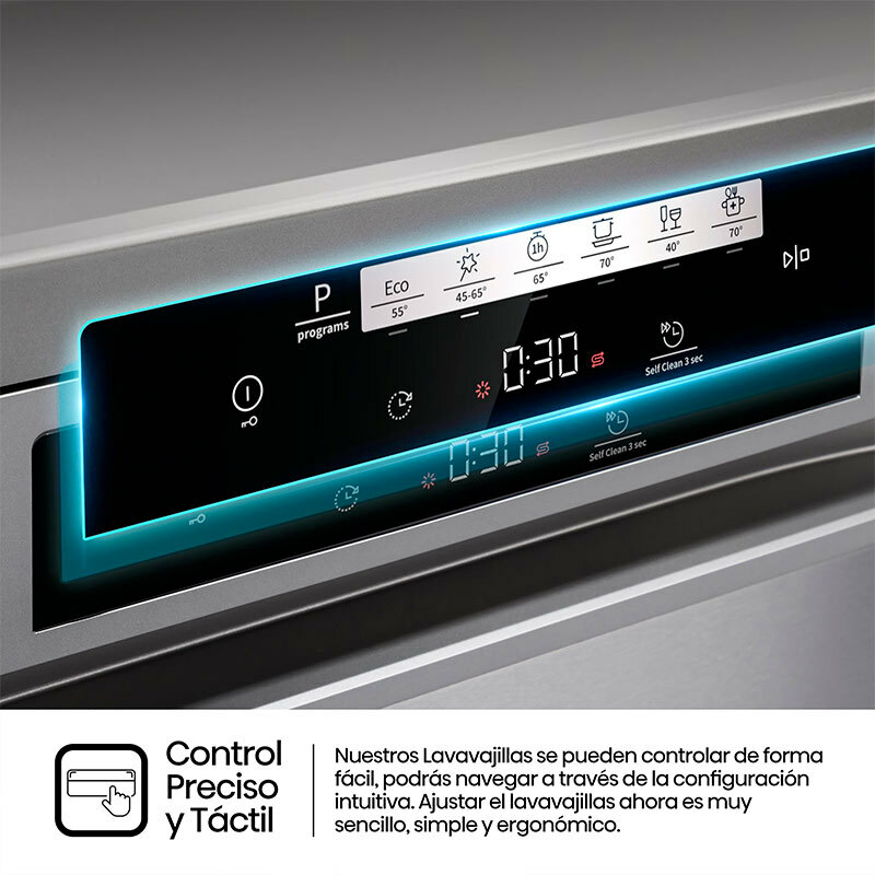 Lavavajillas Hisense HS642C60X – 14 servicios, Programas Auto/Eco, Apertura automática