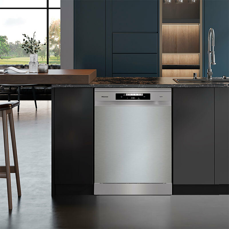 Lavavajillas Hisense HS642C60X – 14 servicios, Programas Auto/Eco, Apertura automática
