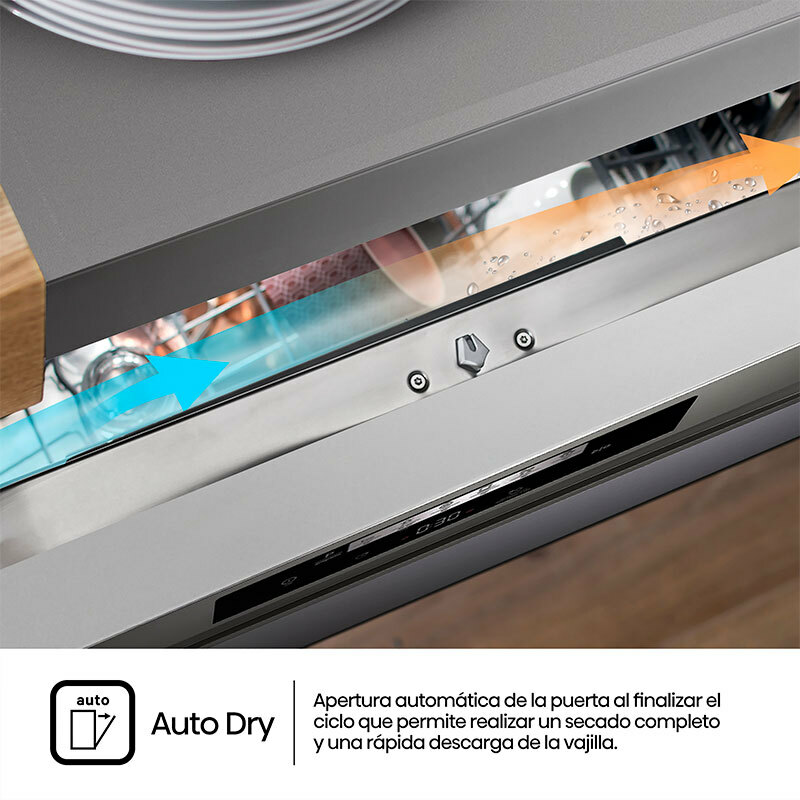 Lavavajillas Hisense HS642C60X – 14 servicios, Programas Auto/Eco, Apertura automática