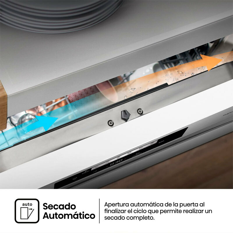 Lavavajillas libre instalación Hisense HS643C90W – 16 servicios, Secado auto, AquaStop