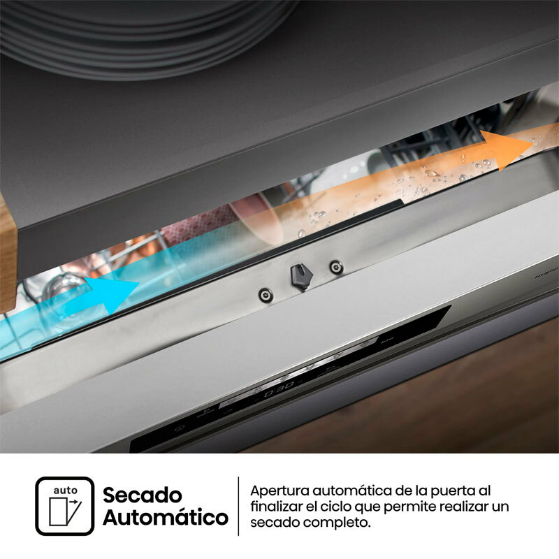 Lavavajillas Hisense HS643C90X – 16 servicios, Inox 60 cm, AquaStop
