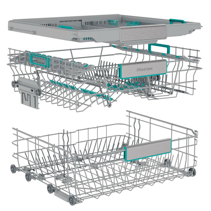 Lavavajillas Hisense HS673A90X – 16 servicios, Clase A, Wi‑Fi