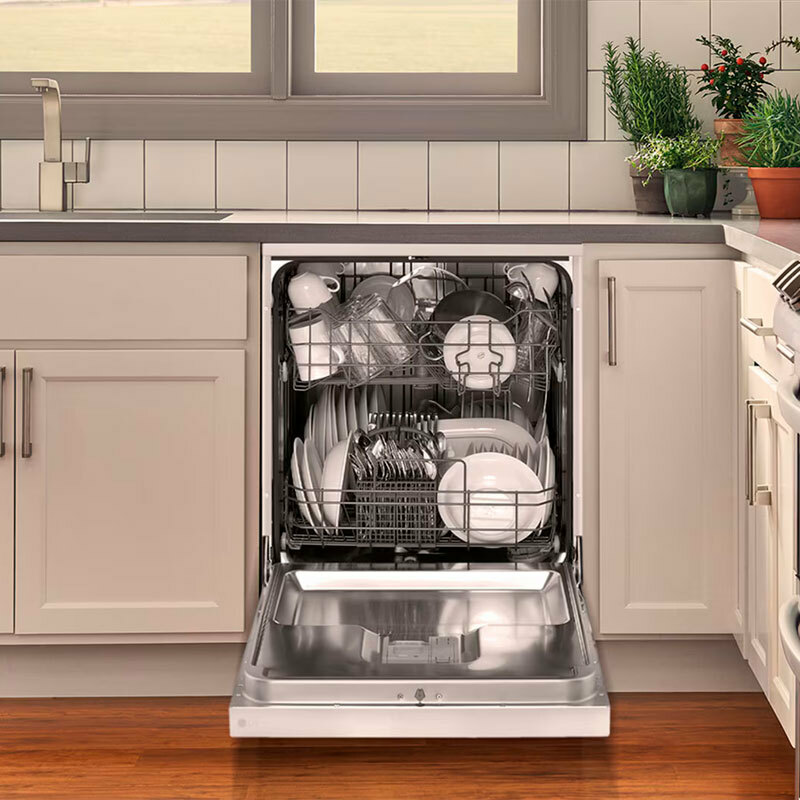 Lavavajillas libre instalación LG DF030FW – 13 servicios, 60 cm, Motor Inverter
