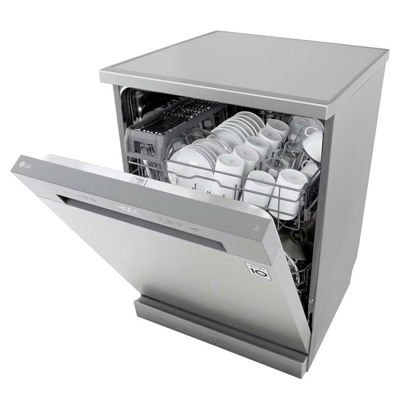 Lavavajillas libre instalación LG DF142FV – 14 servicios, QuadWash, Motor Inverter