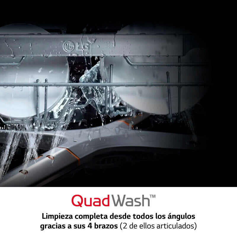 Lavavajillas LG DF242FP – 60 cm, 14 servicios, QuadWash