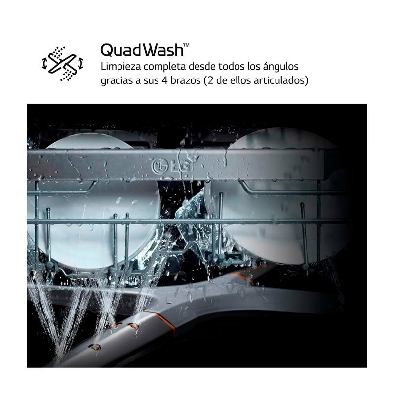 Lavavajillas LG DF355FP – 60 cm, 14 servicios, QuadWash