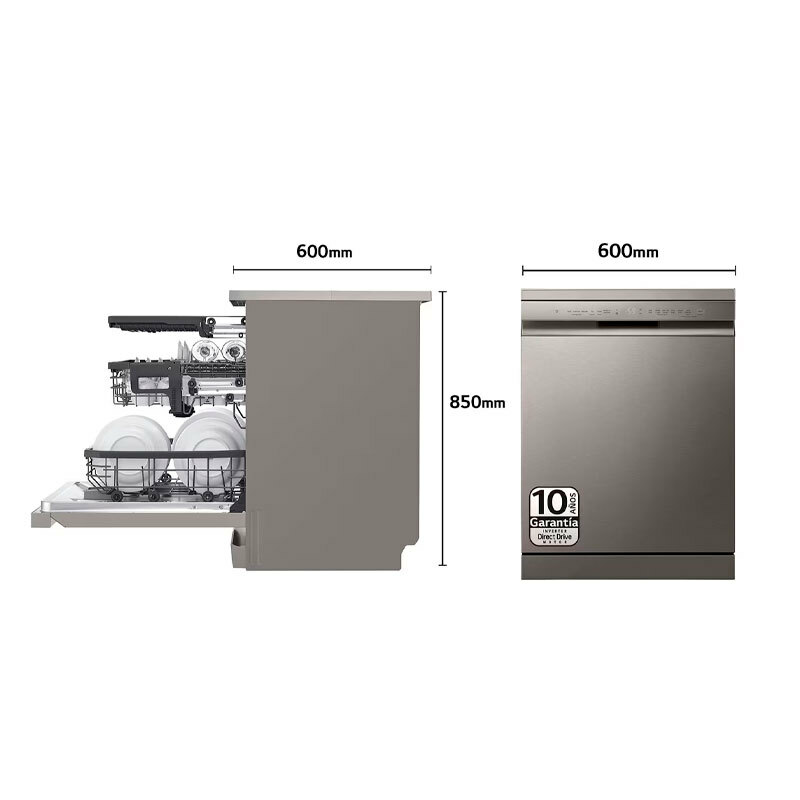 Lavavajillas LG DF355FP – 60 cm, 14 servicios, QuadWash