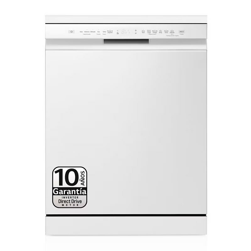 Lavavajillas LG DF355FW – 14 servicios, QuadWash, Inverter Direct Drive