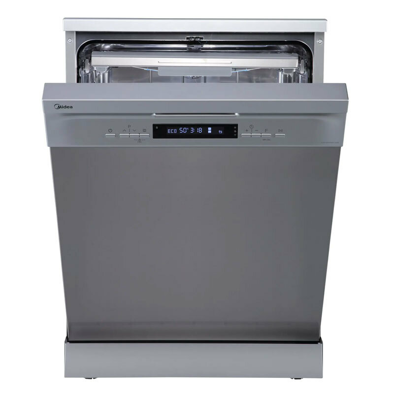 Lavavajillas 60 cm Midea MFD60S300X.2-ES – 15 servicios, Inverter 44 dB, Wi‑Fi
