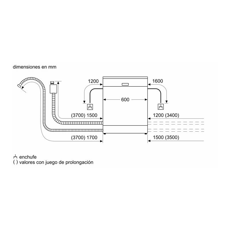 Lavavajillas Siemens SN25EI13CE – 14 servicios, Clase A, Home Connect