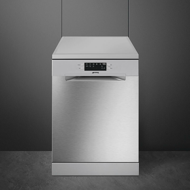 Lavavajillas libre instalación 60 cm Smeg LVS342CQSX – 14 servicios, Inverter, Autoapertura