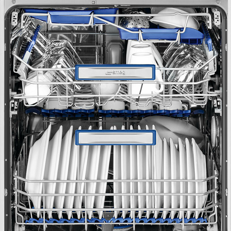 Lavavajillas libre instalación 60 cm Smeg LVS345BQSTX – 14 servicios, Motor Inverter, Secado apertura automática